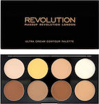 Revolution Beauty Ultra Cream Palette Konturierung 12.8gr