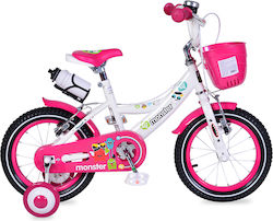Byox 1481 14" Παιδικό Ποδήλατo BMX Ροζ