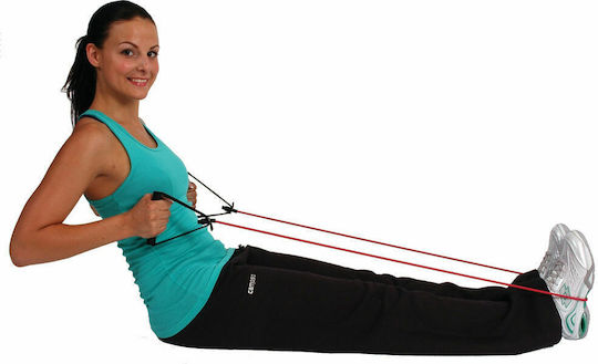 MSD Band Resistance Band Gymtube Soft with Handles Yellow 30m