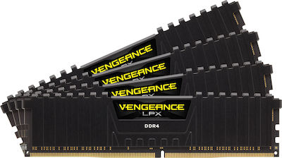Corsair Vengeance LPX 32ГБ DDR4 RAM с 4 модула (4x8GB) и Скорост 3000 за Настолен компютър