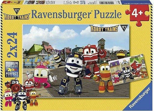 Kids Puzzle Robot Trains for 4++ Years 48pcs Ravensburger