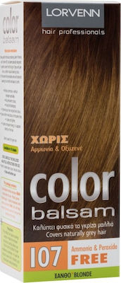 Lorvenn Color Balsam Set Vopsea Temporară fără amoniac 107 Blonde 60ml