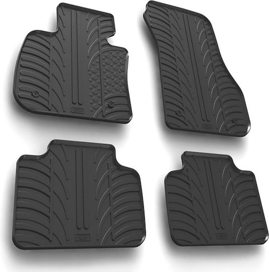 Lampa Set of Front and Rear Mats 4pcs Tray Type for BMW Series 7 2021+ Black