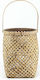 Zaros Lantern Bamboo Tabletop Beige 23x23x28.5εκ. 1pcs