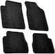 Lampa Set of Front and Rear Mats 4pcs Tray Type for Kia Picanto 2004-2011 Black