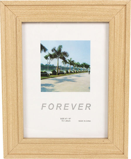 Keskor Photo Frame with Beige Plastic Frame 15x20
