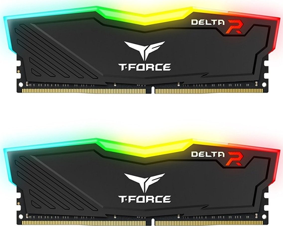 TeamGroup Delta RGB 16GB DDR4 RAM με 2 Modules (2x8GB) και Ταχύτητα ...