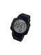 Skmei Ψηφιακό Ρολόι Μπαταρίας με Καουτσούκ Λουράκι Black/Blue