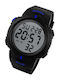 Skmei 1068 Digital Men's Watch 51mm Battery with Rubber Strap Black/Blue