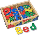 Melissa & Doug Magnetic Alphabet Educational Toy Letters & Numbers made of Wood for 3+ Years Old