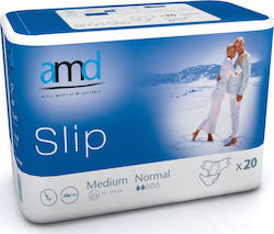 AMD Incontinence Slip Normal Inkontinenz-Windeln Medium 20Einheiten AMD Incontinence Slip Normal Inkontinenz-Windeln Medium 20Einheiten
