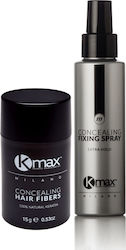 Kmax Milano Σετ Κάλυψης Αραίωσης Μαλλιών με Κερατίνη Perfect Kit Economy Πυρόξανθο 32gr