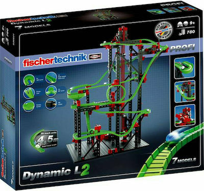 Fischer Technik Joc de construcție din plastic Profi Dynamic L2 Marble Run