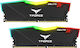 TeamGroup Delta RGB 32GB DDR4 RAM mit 2 Modulen (2x16GB) und Geschwindigkeit 3000 für Schreibtisch
