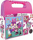 Kids Puzzle Minnie Happy Helpers Case for 3++ Years 73pcs Educa