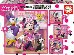 Ξύλινο Παιδικό Puzzle Minnie Happy Helpers 73pcs για 3+ Ετών Educa