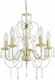 Aca Chandelier Candlestick 5xE14 Beige 42.5cm SF63185PWG