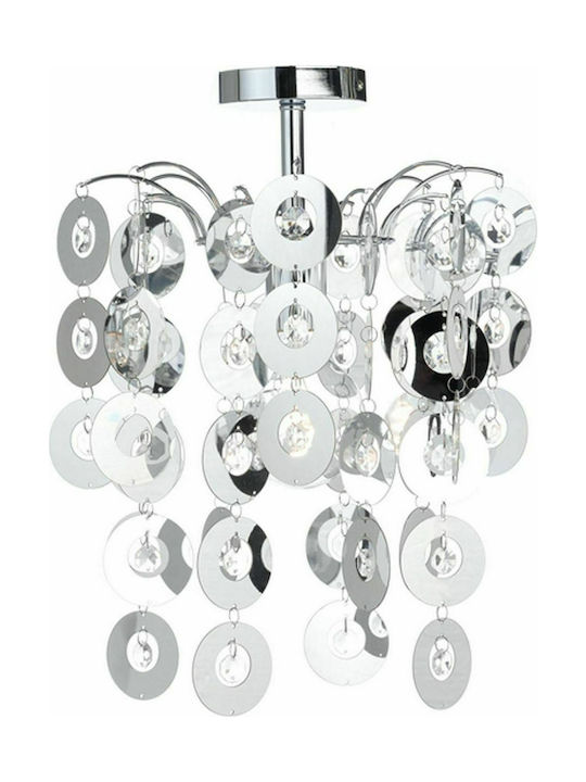 Aca Chandelier 1xE27 Silver SF171411C