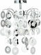 Aca Chandelier 1xE27 Silver SF171411C