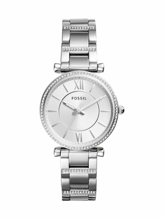 Fossil Carlie Ceas Dama 35mm Cu Baterie Și Brăț...