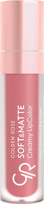 Golden Rose Soft & Matte Creamy Lang anhaltend Flüssig Lippenstift Matt