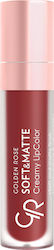 Golden Rose Soft & Matte Creamy Υγρό Κραγιόν Ma...