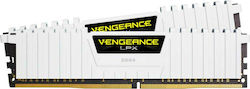 Corsair Vengeance LPX White 16GB DDR4 RAM με 2 Modules (2x8GB) και Ταχύτητα 3000 για Desktop