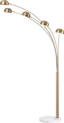 Aca Markella Lampă de Podea Î198cm. Auriu Aca Markella Lampă de Podea Î198cm. Auriu