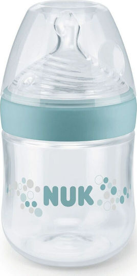 Nuk Πλαστικό Μπιμπερό Nature Sense Κατά των Κολικών με Θηλή Σιλικόνης για 0-6 μηνών Πράσινο Πράσινο 150ml