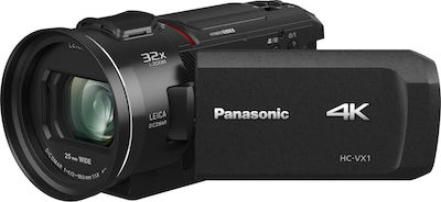 Panasonic Cameră video HC-VX1 @ 25fps Senzor MOS Stocare pe Card de memorie cu Ecran Tactil 3" și HDMI / WiFi / USB 2.0