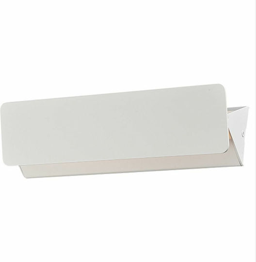 Aca Pyramid Modern Lamp Wall with Integrated LED and Warm White Light 31x8x5.5cm