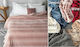 Palamaiki Zig Zag Velvet Blanket Single 160x240cm Ivory