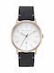 Ted Baker Daniel Herrenuhr 42mm Batterie mit Schwarz Lederarmband