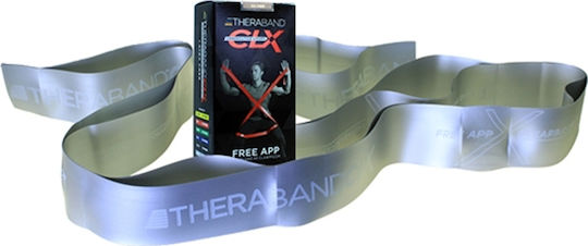 Thera-Band CLX Resistance Band Loop Very Hard Silver 2.2m