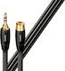 Audioquest Audio Cable 3.5mm Male - 3.5mm Female Black 3m with Gold Plated Terminals Tower