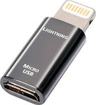 Audioquest Converter Lightning male to micro USB female Gray 1pcs