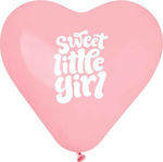 17" Heart Balloon Sweet Little Girl