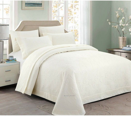 Beauty Home 1505 Set Brautpaar-Set 7Stück Ecru 230x250cm