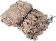 Campus Square Camouflage Net Beige with PU Coating 3x3m