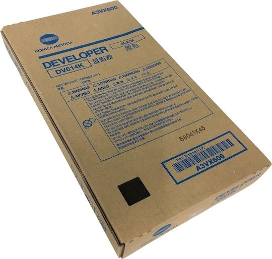 Konica Minolta DV-614K Γνήσιο Developer Unit Laser Εκτυπωτή Μαύρο A3VX600