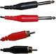Proel Cable 2 x 6.3mm male - 2x RCA male 1.8m (BULK-555-LU18)