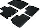 Lampa Set of Front and Rear Mats 4pcs for Suzuki Ignis Black