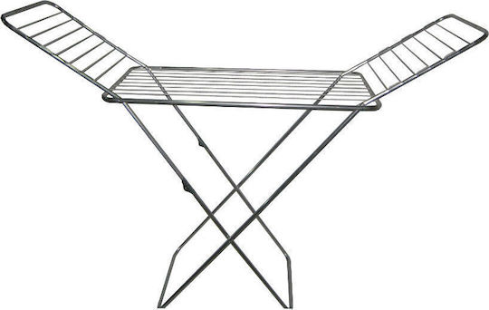 Neotechniki Aluminum Folding Floor Clothes Drying Rack with Hanging Length 20m