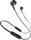 JBL T205BT Earbud / In-ear Bluetooth Handsfree Headphone Black