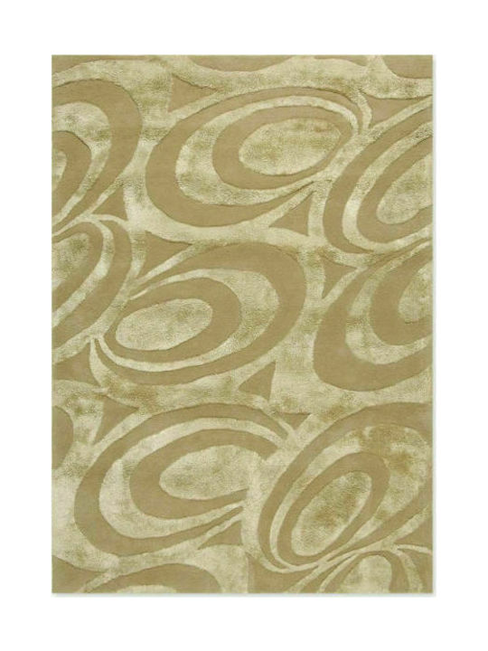 Tapicap Oval Rug Rectangular Beige