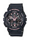 Casio G-Shock Uhr Chronograph Batterie mit Schwarz Kautschukarmband