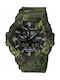 Casio G-Shock Analog/Digital Uhr Chronograph Batterie mit Grün