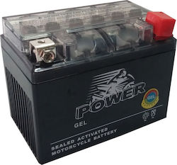 Power Batteries Gel GEL Motorradbatterie YTX5L-BS mit Kapazität 5Ah