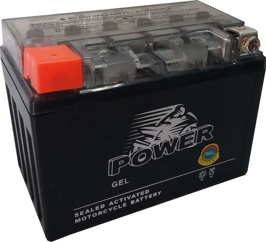 Power Batteries Gel ГЕЛ Мотоциклетна батерия YT12A-BS с капацитет 9.5Ах