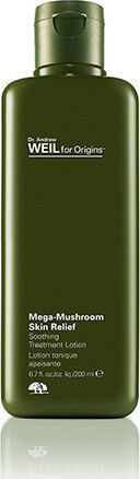Origins Mega-Mushroom Skin Relief Soothing Treatment Lotion Facial Toners with Thermal Water and Hyaluronic Acid 200ml